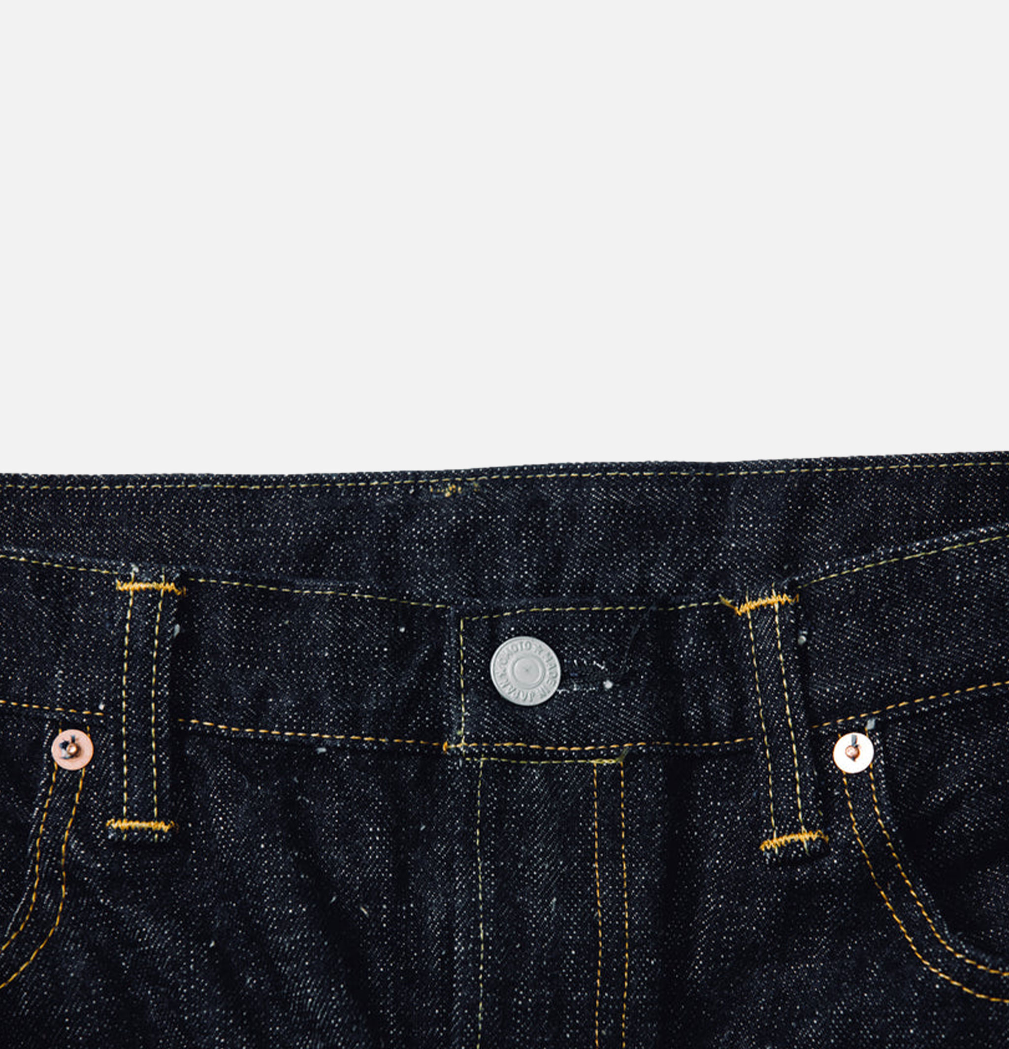 Omoto Denim Jean 411 Straight 15oz Slub Nep Ow