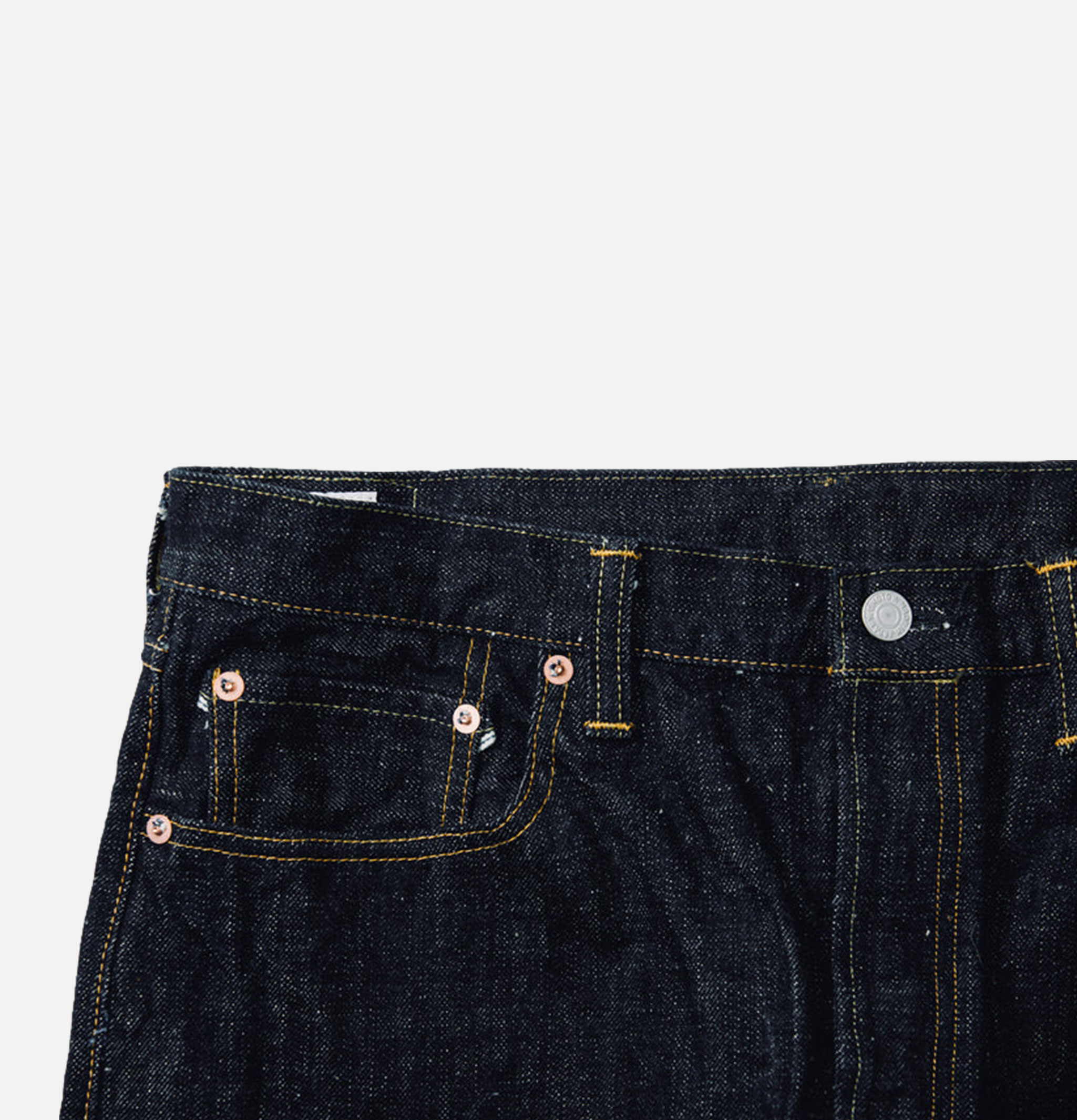 Omoto Denim Jean 411 Straight 15oz Slub Nep Ow