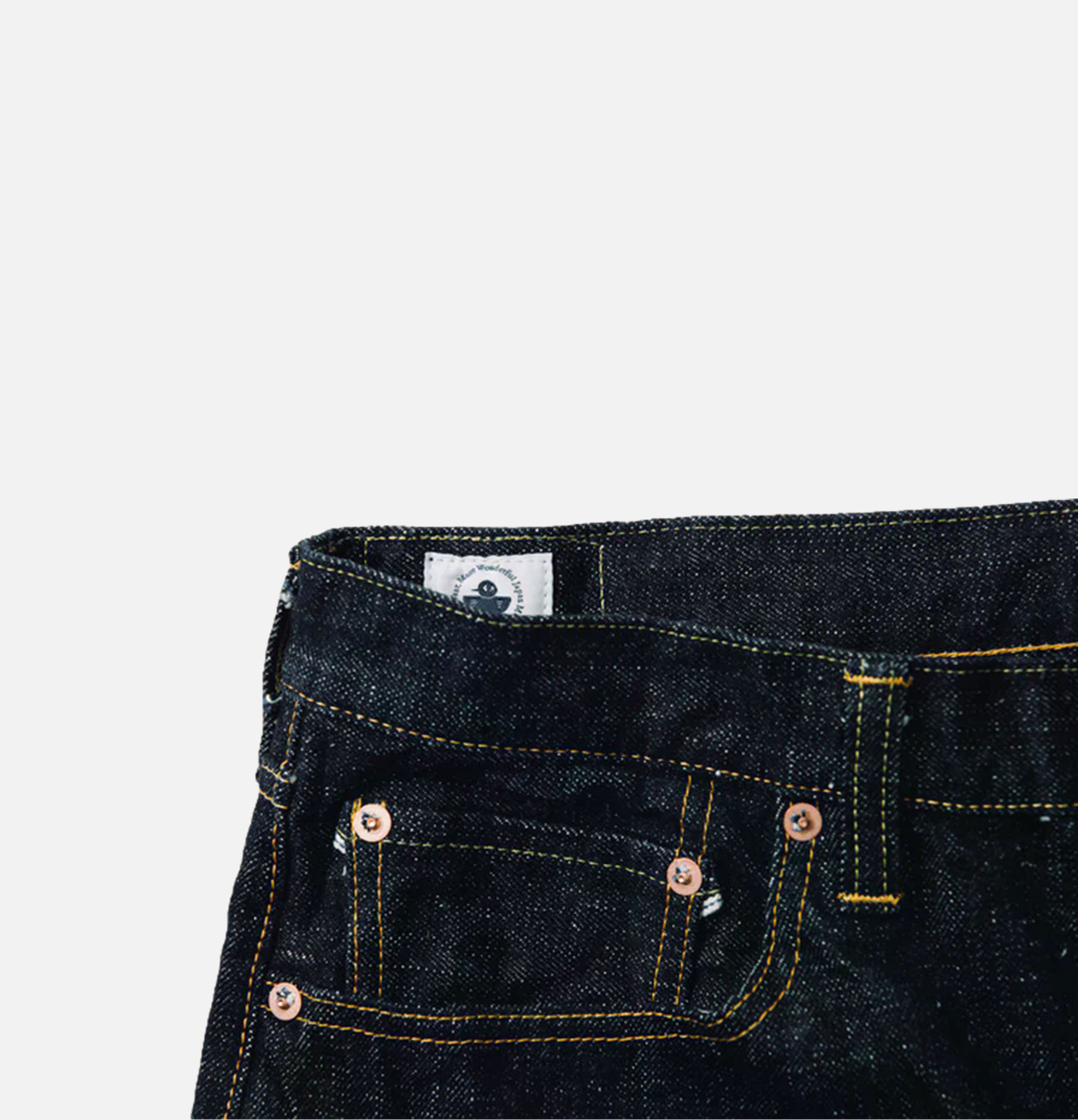 Omoto Denim Jean 411 Straight 15oz Slub Nep Ow