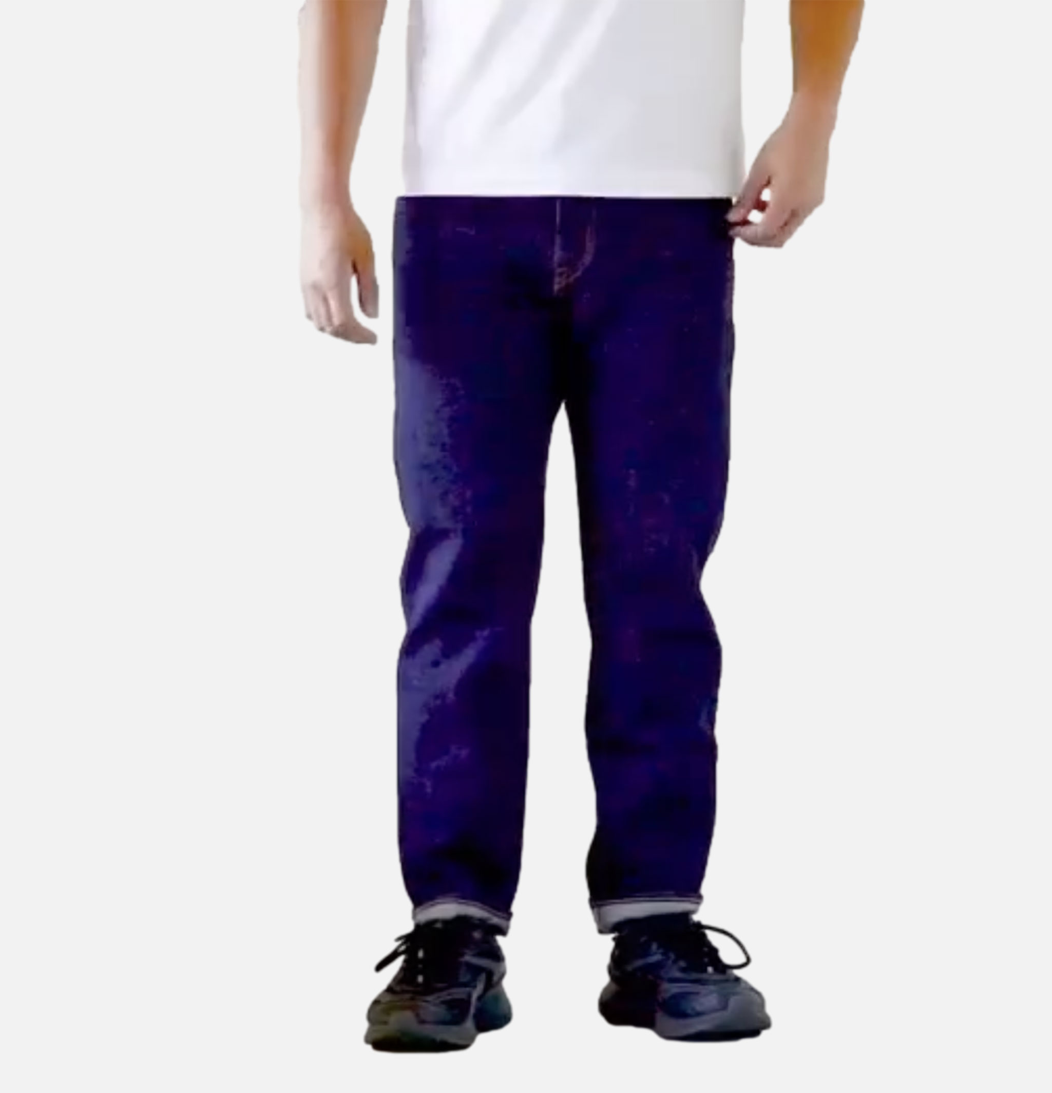 Omoto Denim Jean 411 Straight 15oz Slub Nep Ow