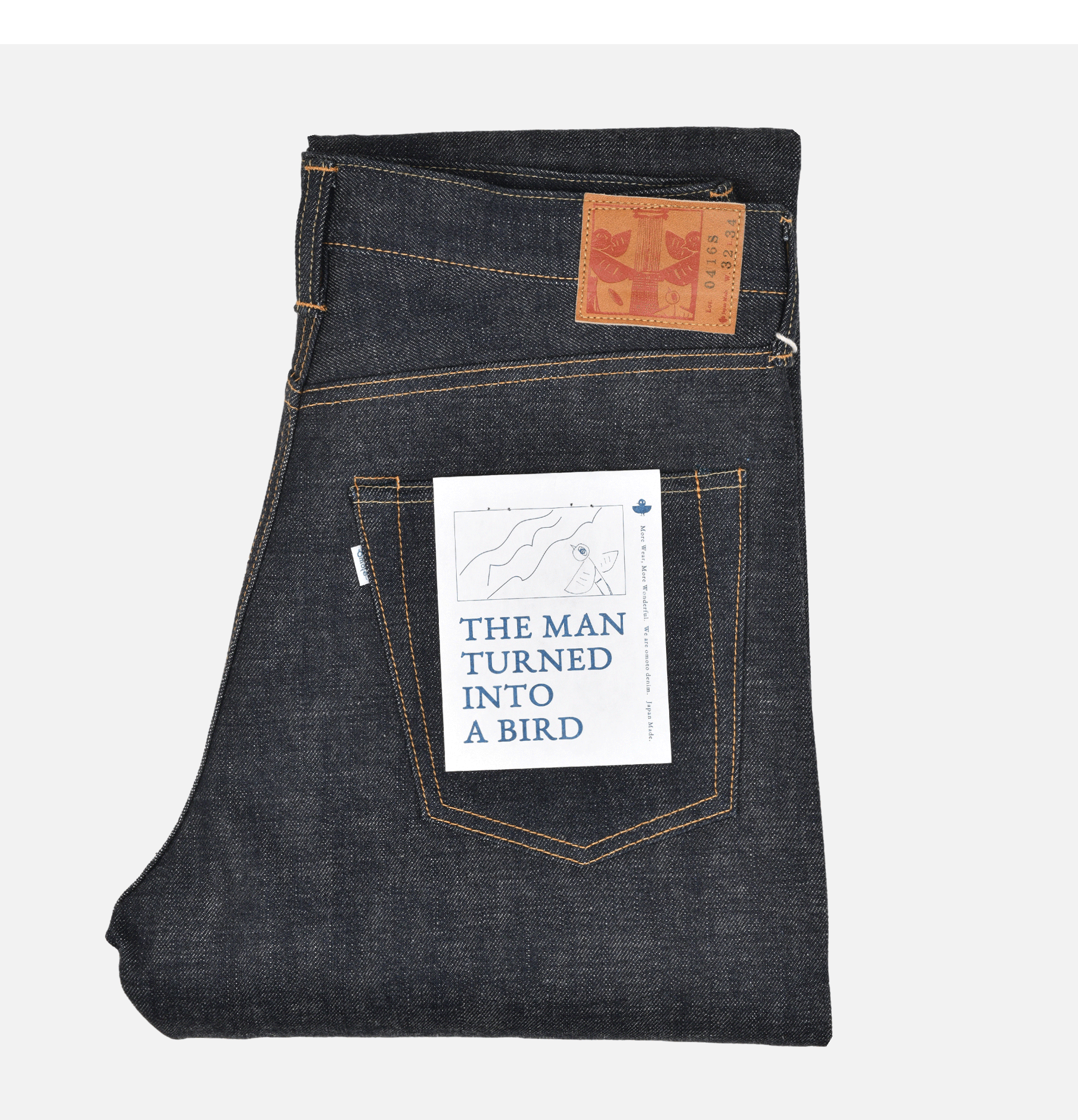 Omoto Denim Jean 416 Straight Fit 15oz Raw Denim