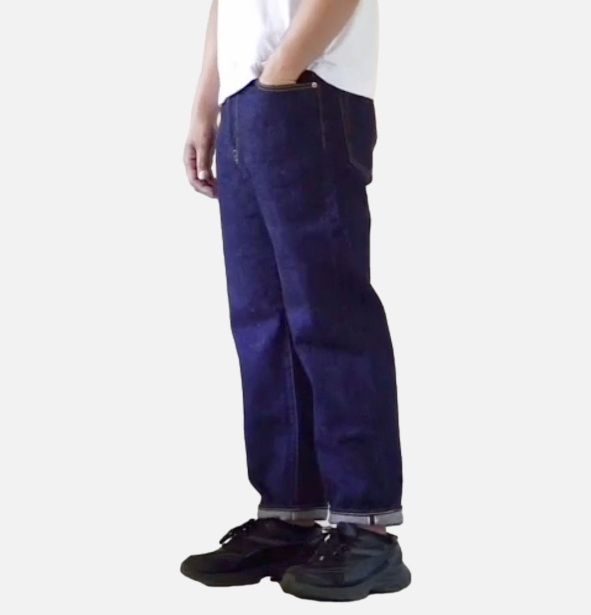 Omoto Denim Jean 616 Relax 15oz Raw Denim
