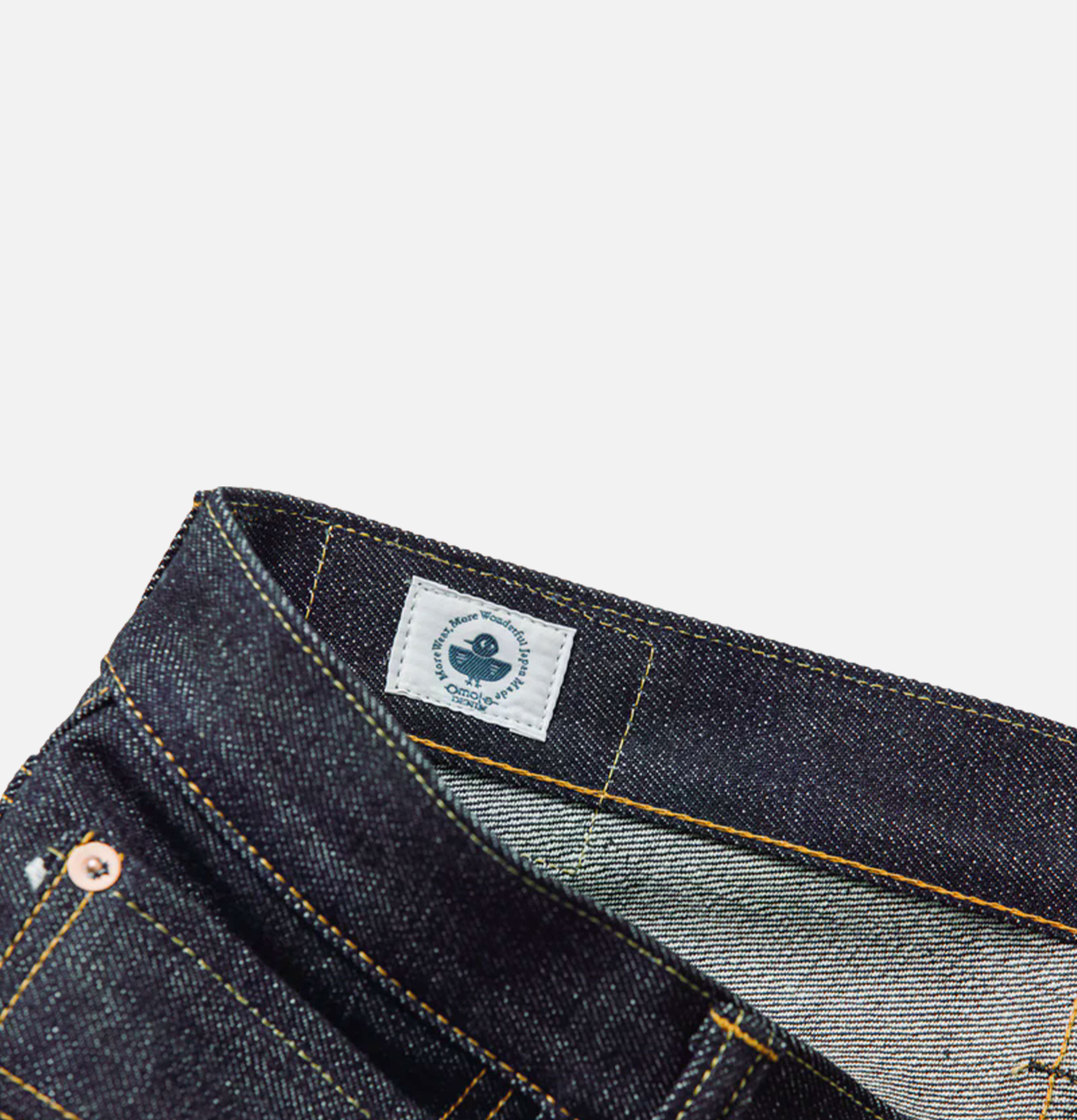Omoto Denim Jean 616 Relax 15oz Raw Denim