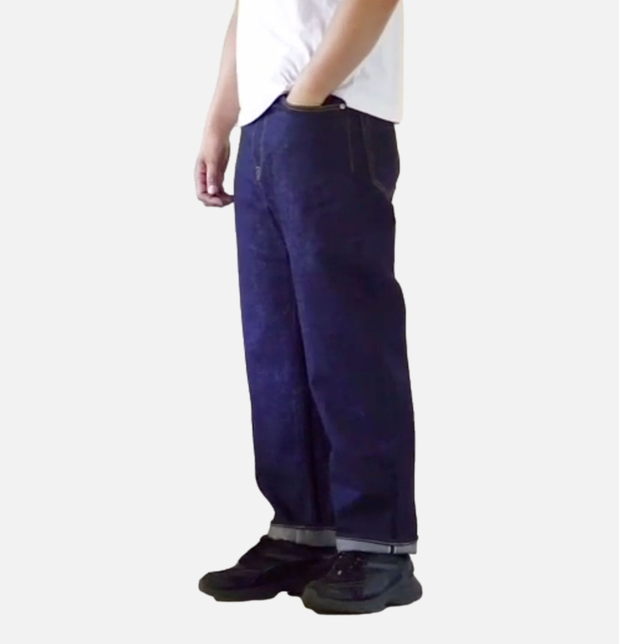 Omoto Denim Jean 816 Loose Wide 15oz Raw Denim
