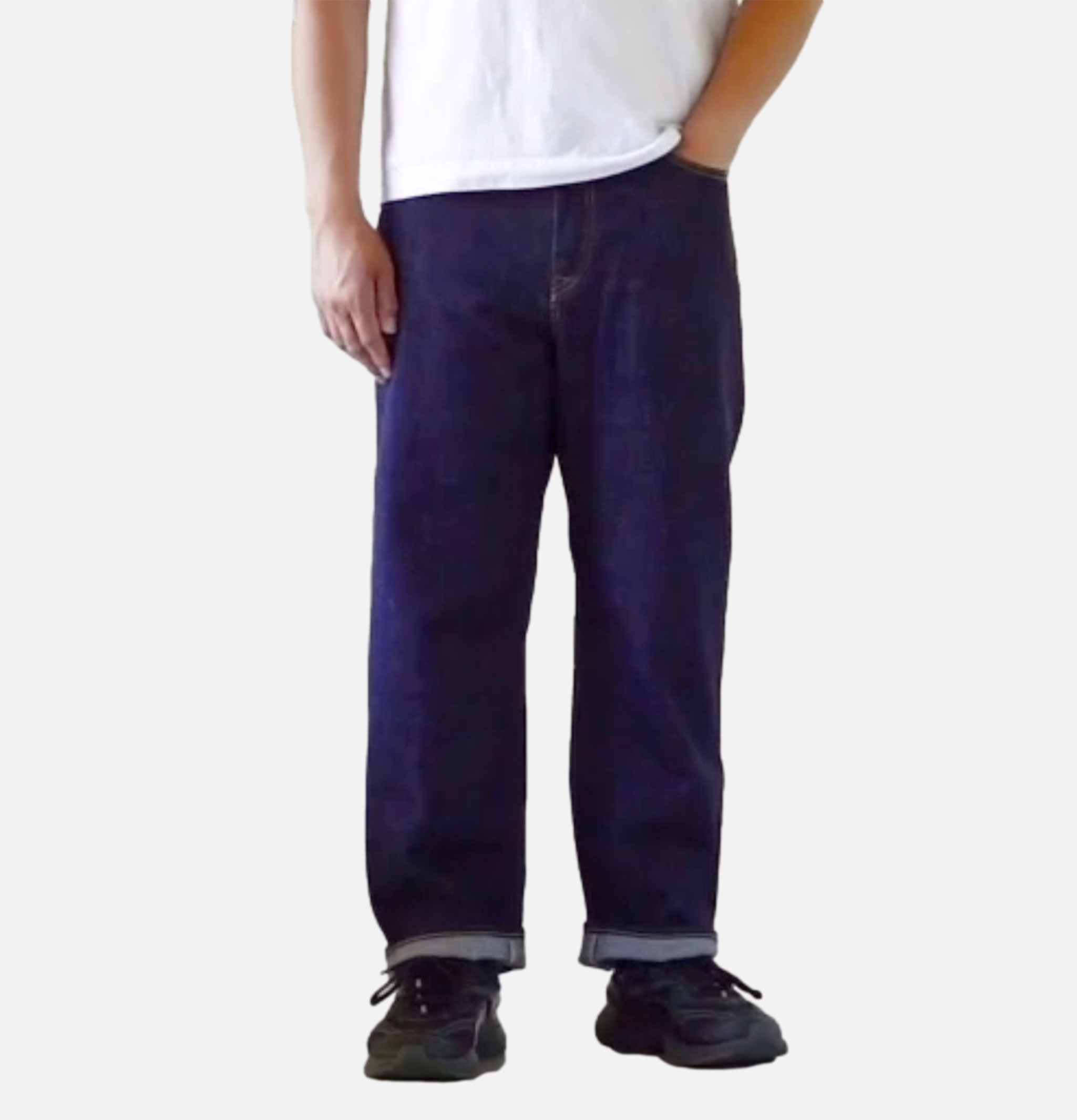 Omoto Denim Jean 811 Loose Wide 15oz Slub Nep Ow
