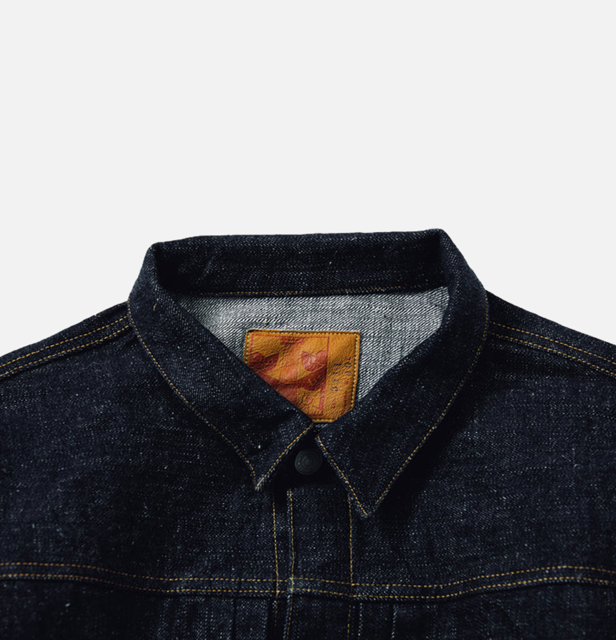 Omoto Denim Jacket 3111 Type 1 15oz Slub Nep