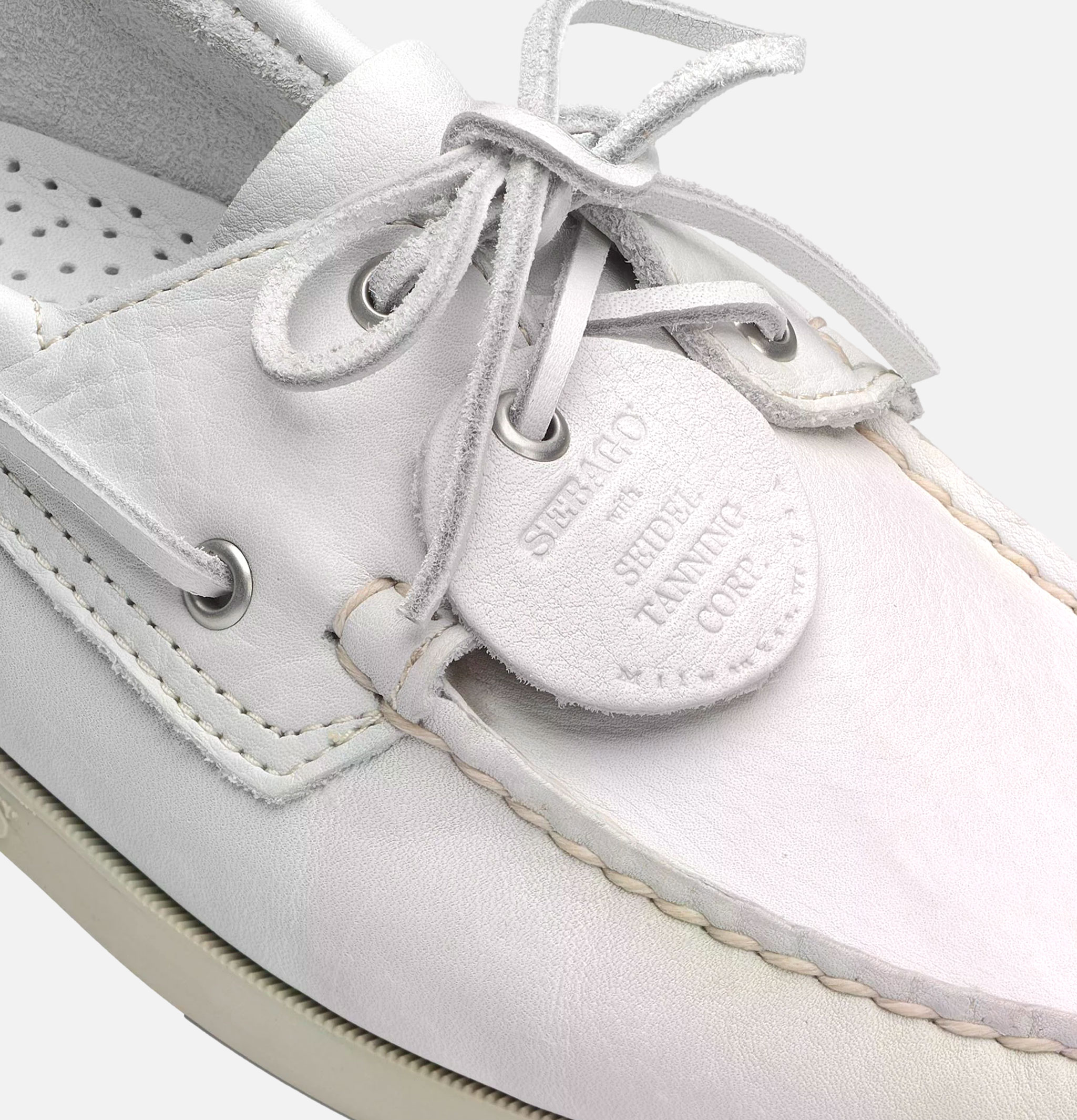 Sebago x Opera Chaussure Portland Adirondack LT Saddle Blanc