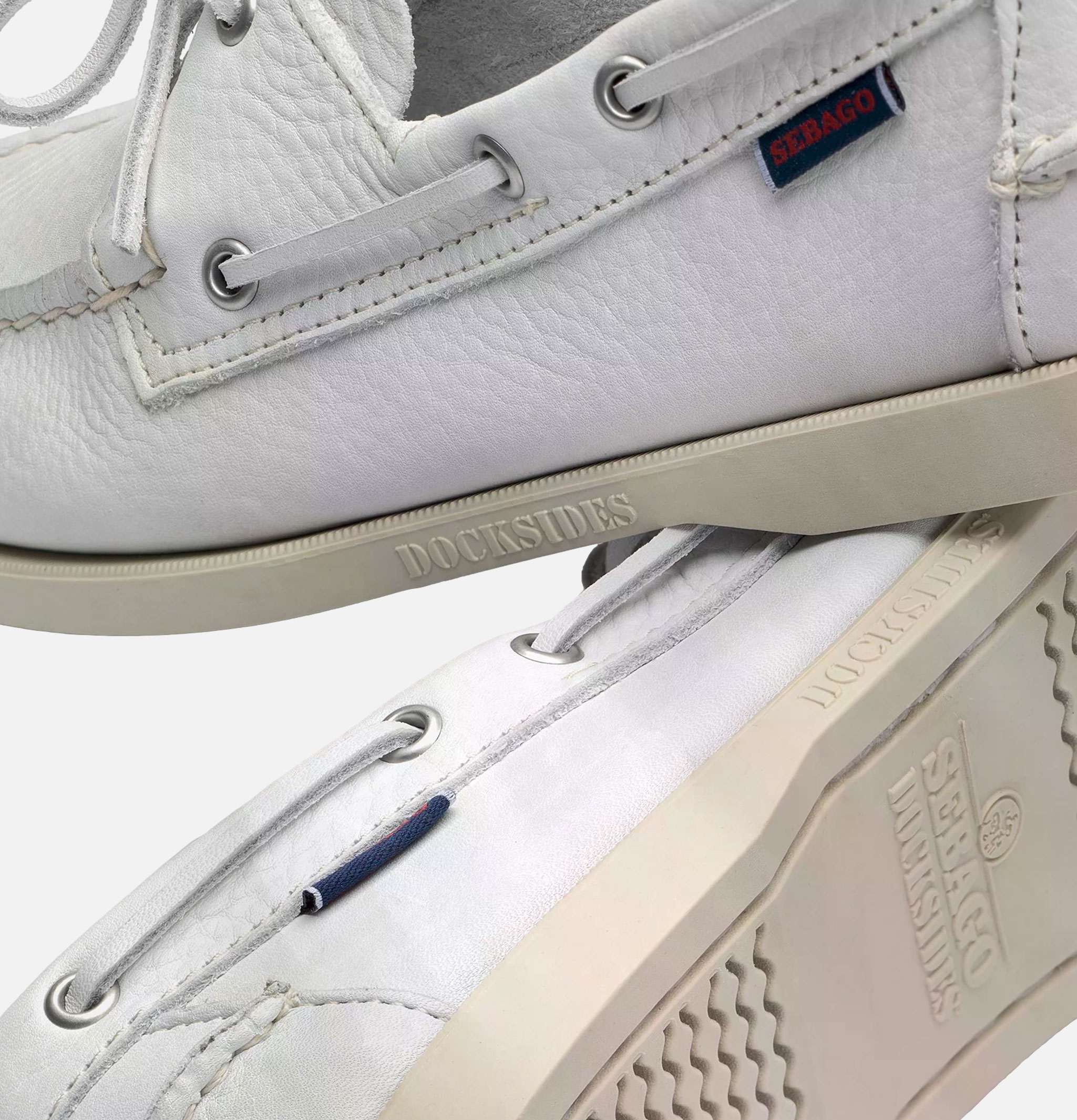 Sebago x Opera Chaussure Portland Adirondack LT Saddle Blanc