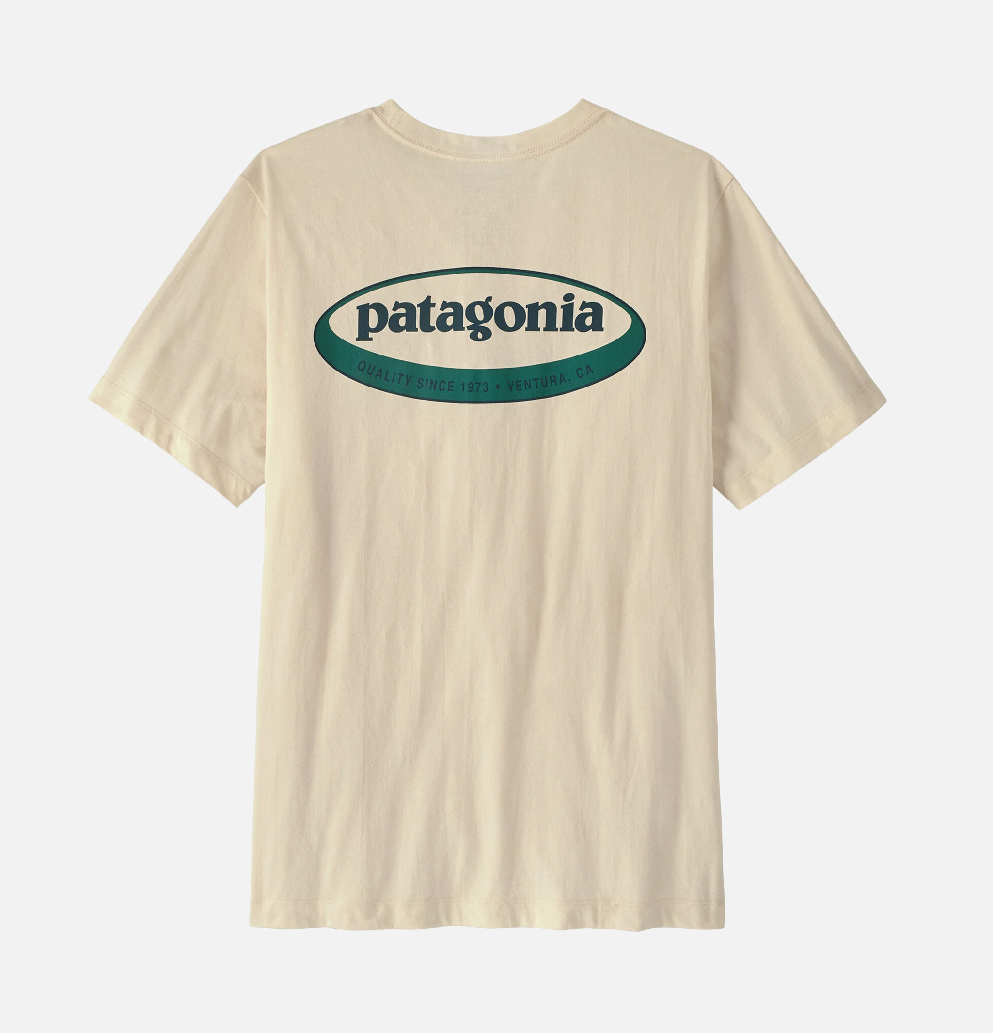 T-shirt Patagonia '95 Oval Logo Natural