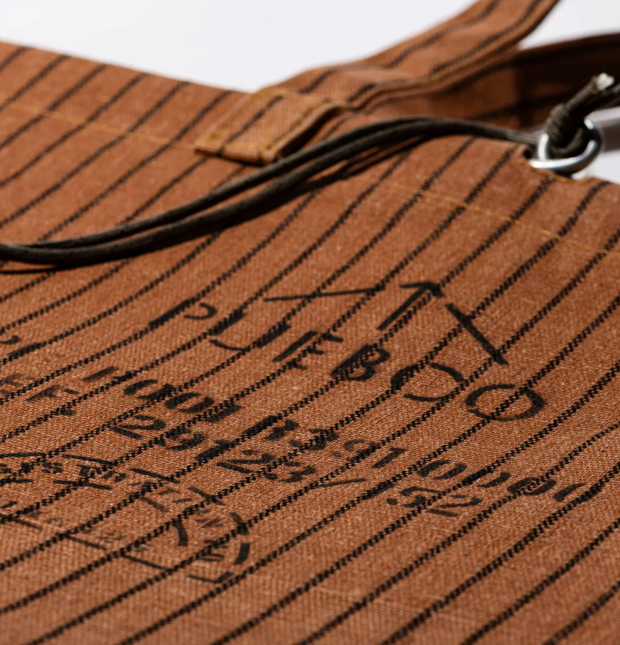 Puebco Brown Cotton Wide Bag