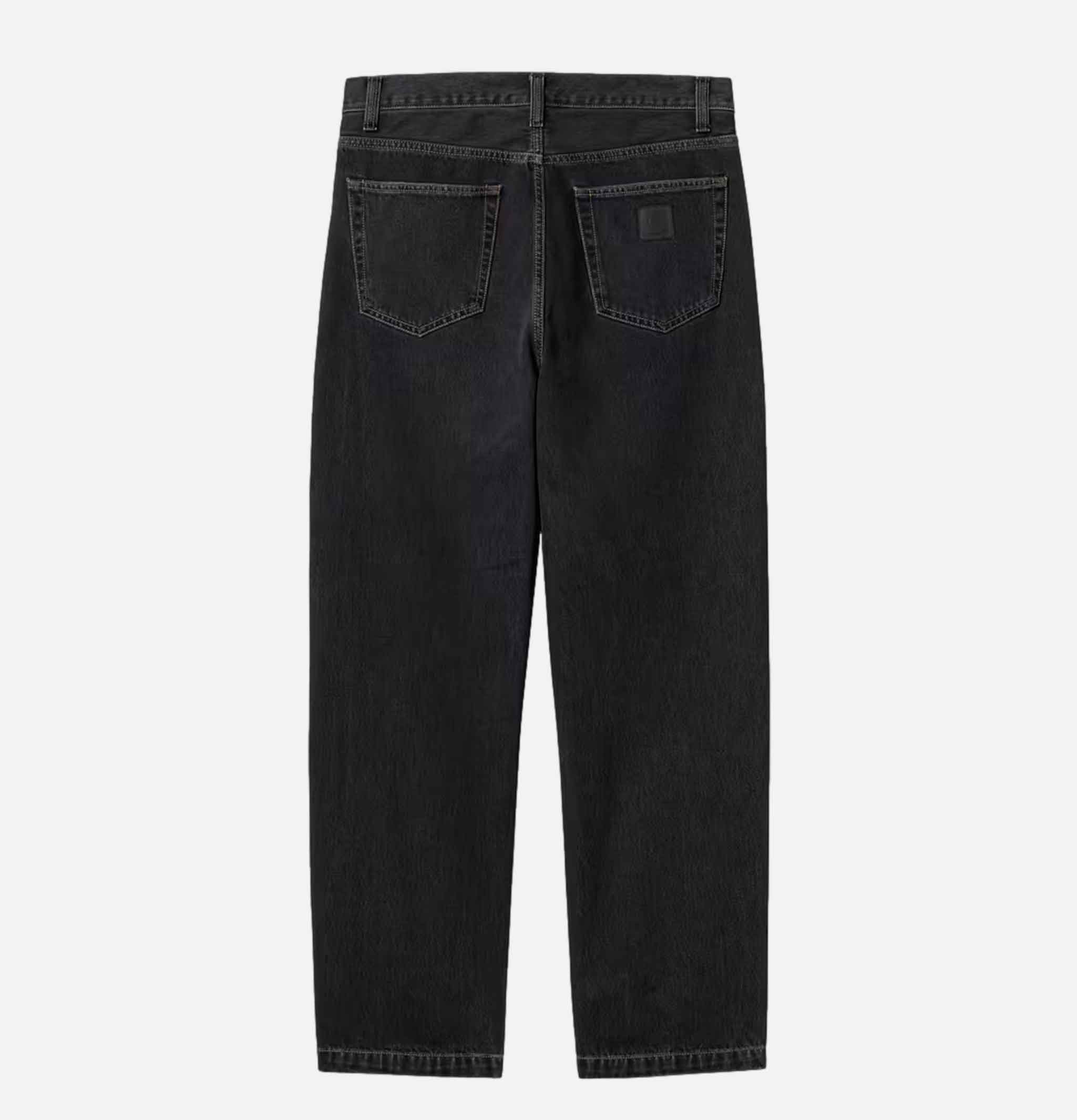 Carhartt WIP Aaron Pant Black Stone Washed