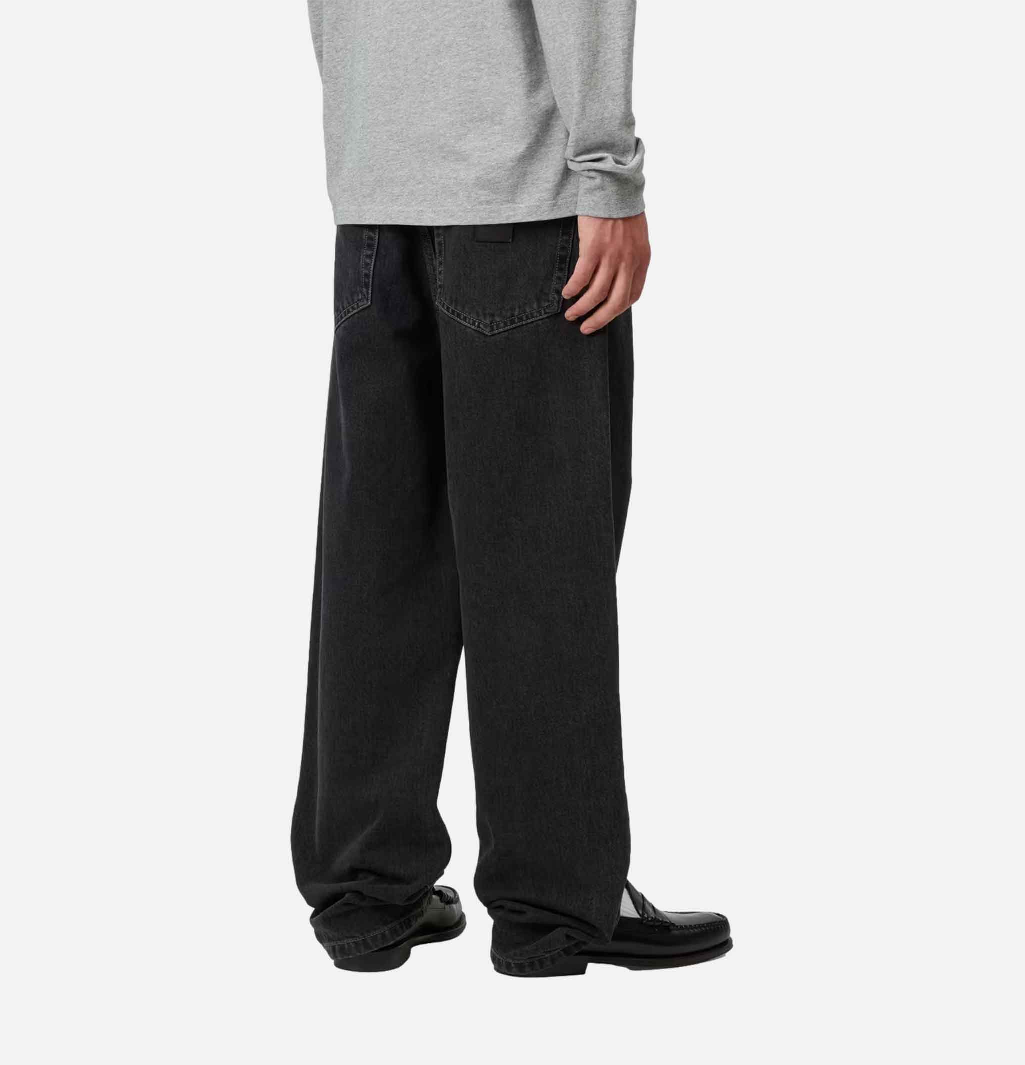 Carhartt WIP Aaron Pant Black Stone Washed