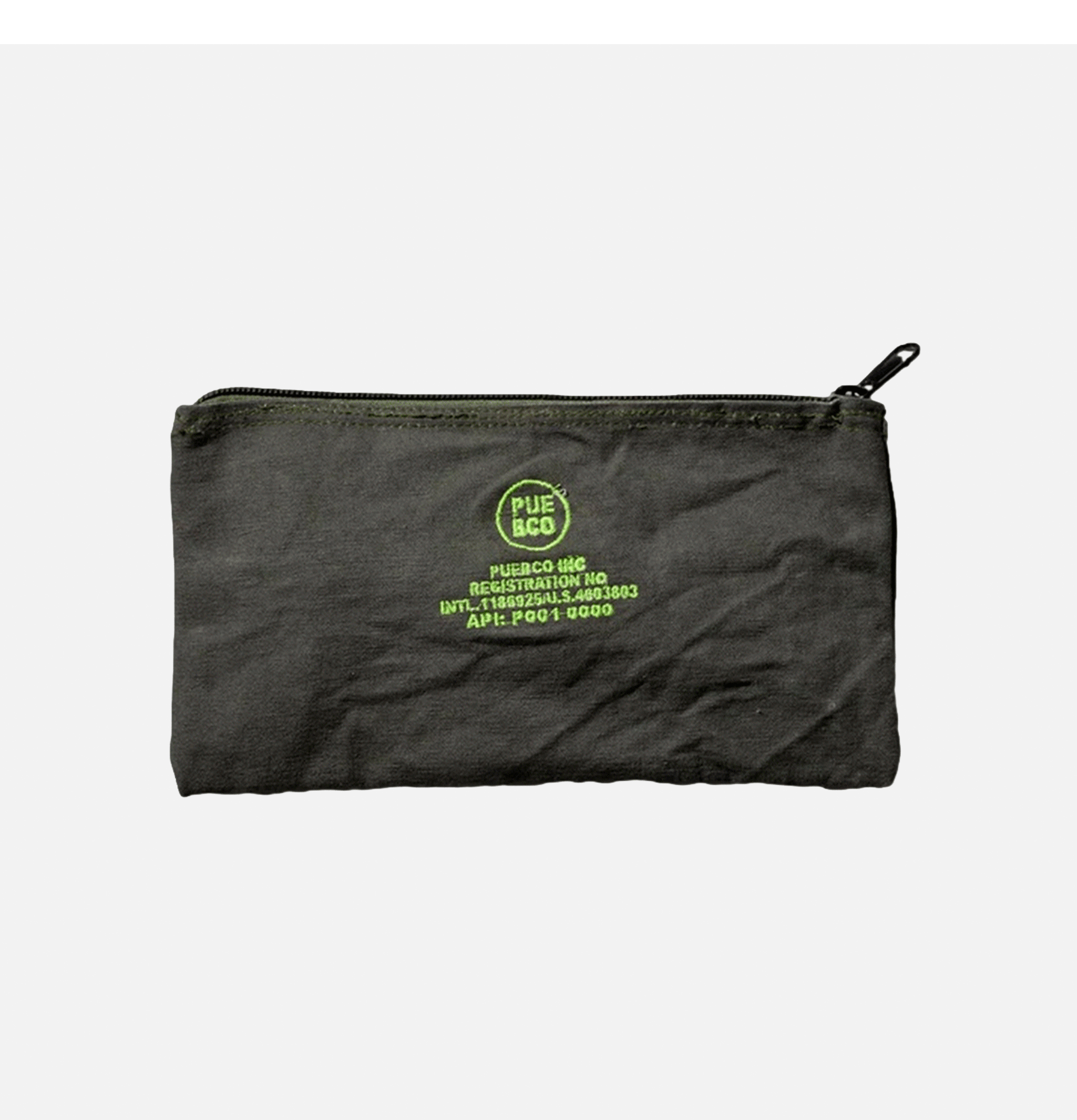 Puebco Vintage Tent Pouch Vert Néon