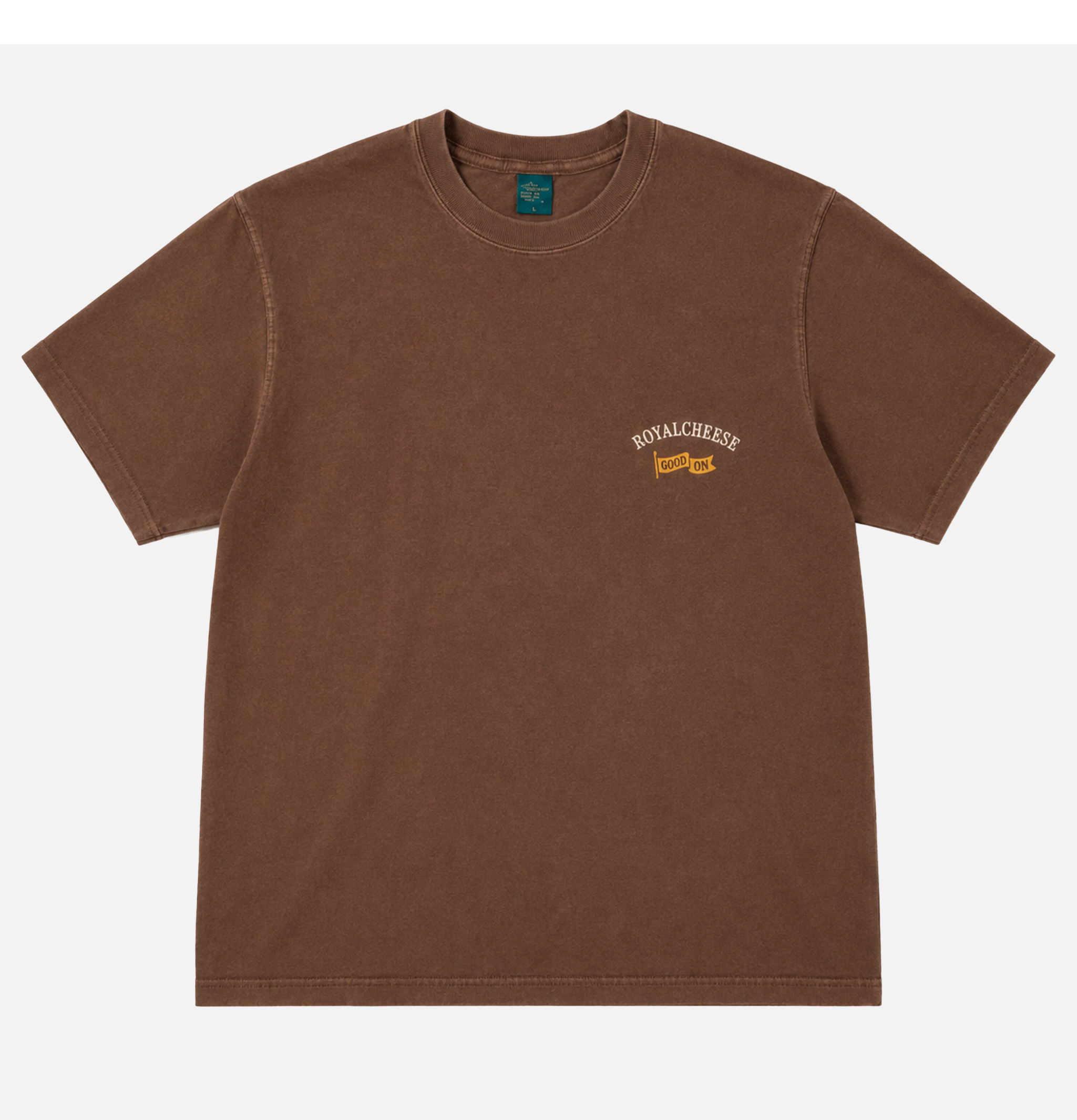 Good On S/s Crew Tee Royalcheese Brown